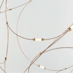 Angers Nantes Cholet Saumur Icones Moooï suspension Flock of light cuivre copper led Studio Toer wanders 15