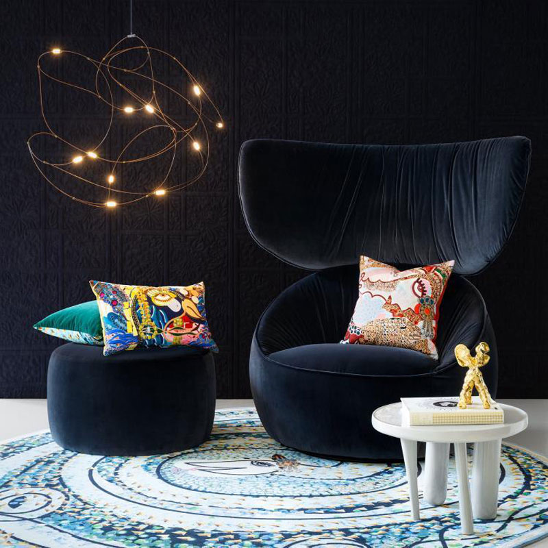 Angers Nantes Cholet Saumur Icones Moooï suspension Flock of light cuivre copper led Studio Toer wanders 3