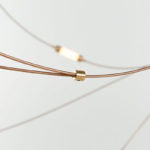Angers Nantes Cholet Saumur Icones Moooï suspension Flock of light cuivre copper led Studio Toer wanders 5