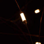 Angers Nantes Cholet Saumur Icones Moooï suspension Flock of light cuivre copper led Studio Toer wanders 6