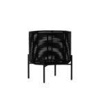Angers Nantes Cholet Saumur Icones Pot plantes Vincent Sheppard Ivo mobilier exterieur outdoor Rotin Noir 5