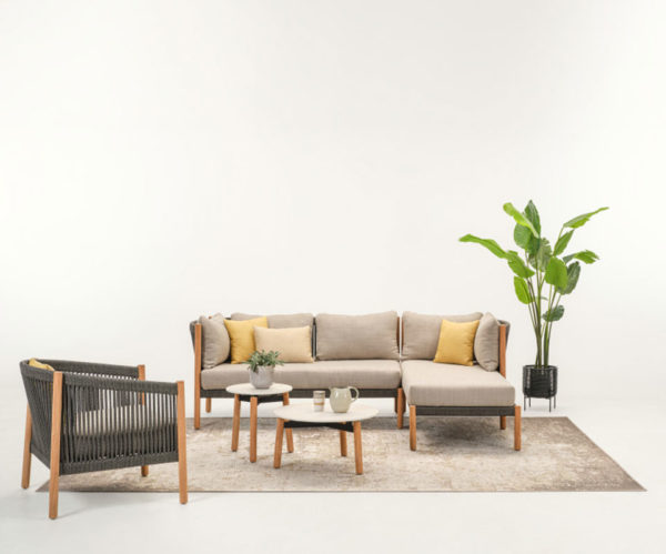 Angers Nantes Cholet Saumur Icones Pot plantes Vincent Sheppard Ivo mobilier exterieur outdoor Rotin Noir large 4