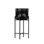 Angers Nantes Cholet Saumur Icones Pot plantes Vincent Sheppard Ivo mobilier exterieur outdoor Rotin Noir large 4
