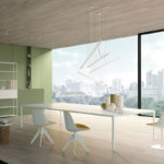 Angers Nantes Cholet Saumur Icones table de repas reunion Tense Mdf Italia noir graphique mineral Piergiorgio Cazzaniga minimale Intarsia 3