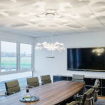 Artemide Chlorophilia Sospensione LED Pendelleuchte aluminiumgrau buero Ambietne