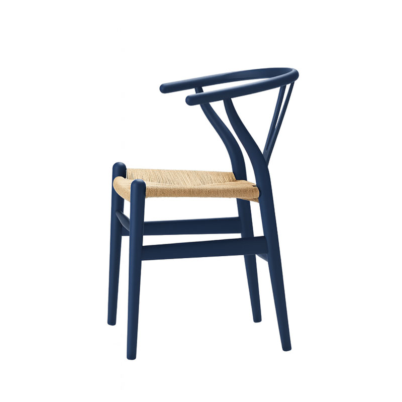 Angers Nantes Cholet Saumur Icones Chaise Fauteuil Carl Hansen CH24 Soft Bleu Wishbone Scandinave Hans J Wegner 001