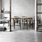 Angers Nantes Cholet Saumur Icones Chaise Fauteuil Carl Hansen CH24 Soft noir Wishbone Scandinave Hans J Wegner