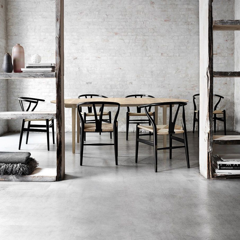 Angers Nantes Cholet Saumur Icones Chaise Fauteuil Carl Hansen CH24 Soft noir Wishbone Scandinave Hans J Wegner