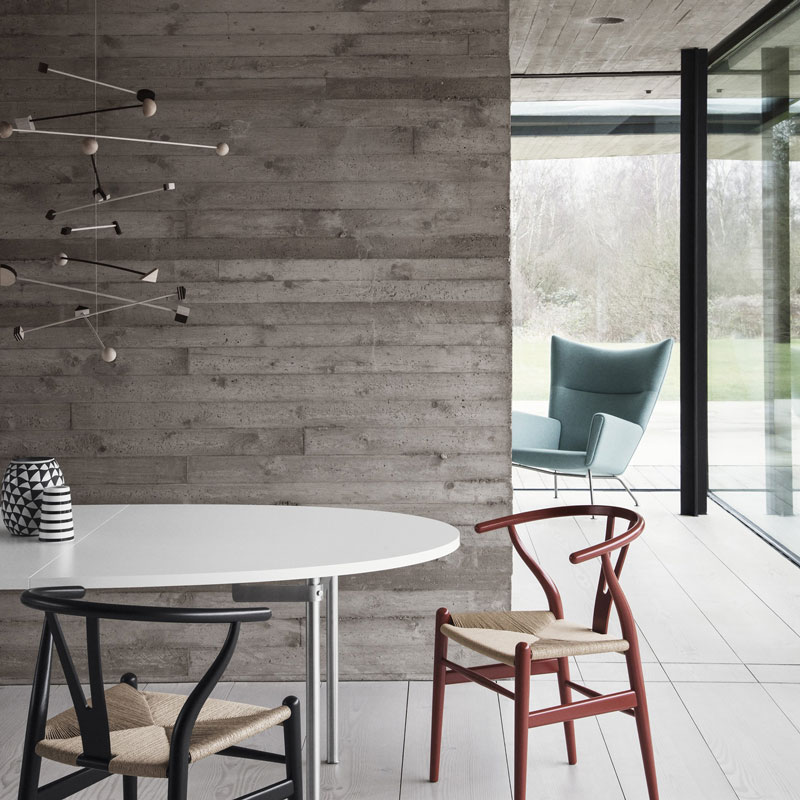 Angers Nantes Cholet Saumur Icones Chaise Fauteuil Carl Hansen CH24 Soft noir Wishbone Scandinave Hans J Wegner 11