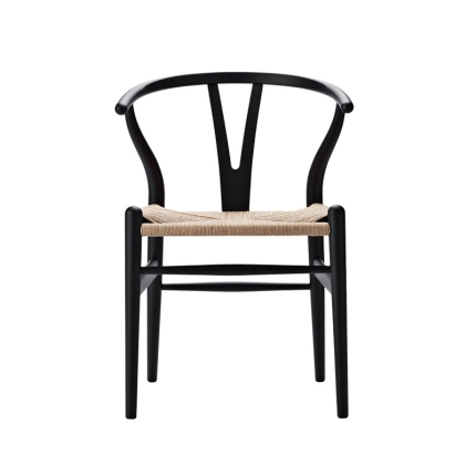 Angers Nantes Cholet Saumur Icones Chaise Fauteuil Carl Hansen CH24 Soft noir Wishbone Scandinave Hans J Wegner 2