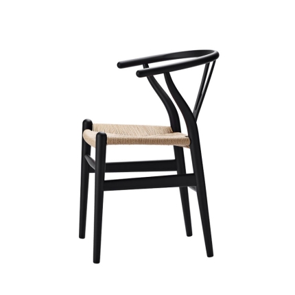 Angers Nantes Cholet Saumur Icones Chaise Fauteuil Carl Hansen CH24 Soft noir Wishbone Scandinave Hans J Wegner 3
