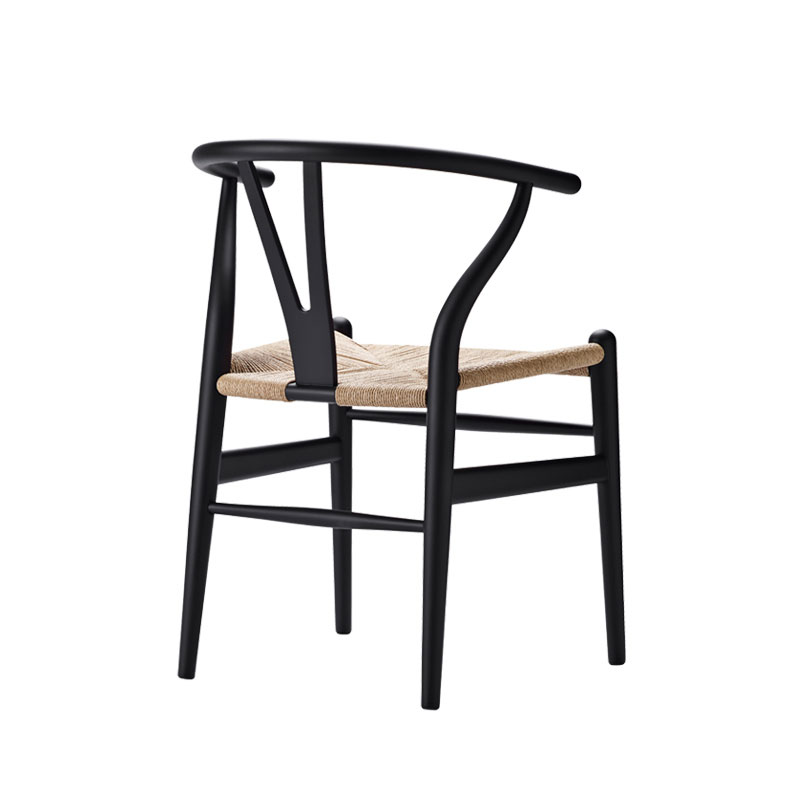 Angers Nantes Cholet Saumur Icones Chaise Fauteuil Carl Hansen CH24 Soft noir Wishbone Scandinave Hans J Wegner 4