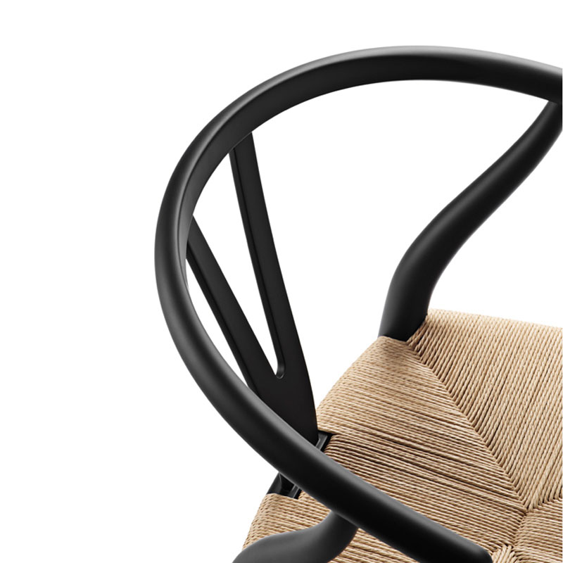 Angers Nantes Cholet Saumur Icones Chaise Fauteuil Carl Hansen CH24 Soft noir Wishbone Scandinave Hans J Wegner 5