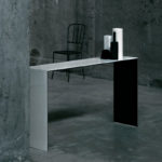 Angers Nantes Cholet Saumur Icones Console Glas Italia Sio2 Bridge Verre Trempé Noir Blanc Piero Lissoni 4