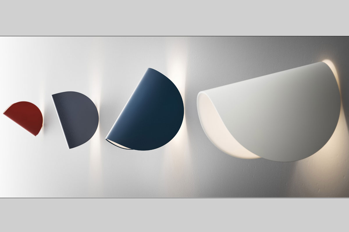 Angers Nantes Cholet Saumur Icones Fontana Arte Applique Io aluminium orientable gris luminaire design Claesson Koivisto Rune 4