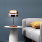 Angers Nantes Cholet Saumur Icones Fontana Arte Lame a poser Equator Cuivre Verre luminaire design Gabriele Oscar Buratti 3