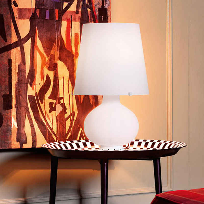 Angers Nantes Cholet Saumur Icones Fontana Arte Lame a poser Fontana verre blanc opalin luminaire design Max Ingrand 4