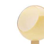 Angers Nantes Cholet Saumur Icones Fontana Arte Lampe a poser parola verre ambre opaline luminaire design Gae Aulenti Piero Castiglioni 4