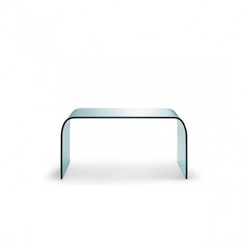 Angers Nantes Cholet Saumur Icones Fontana Arte table basse d'appoint gueridon Tavolino Verre trempé angle arrondi Pietro Chiesa