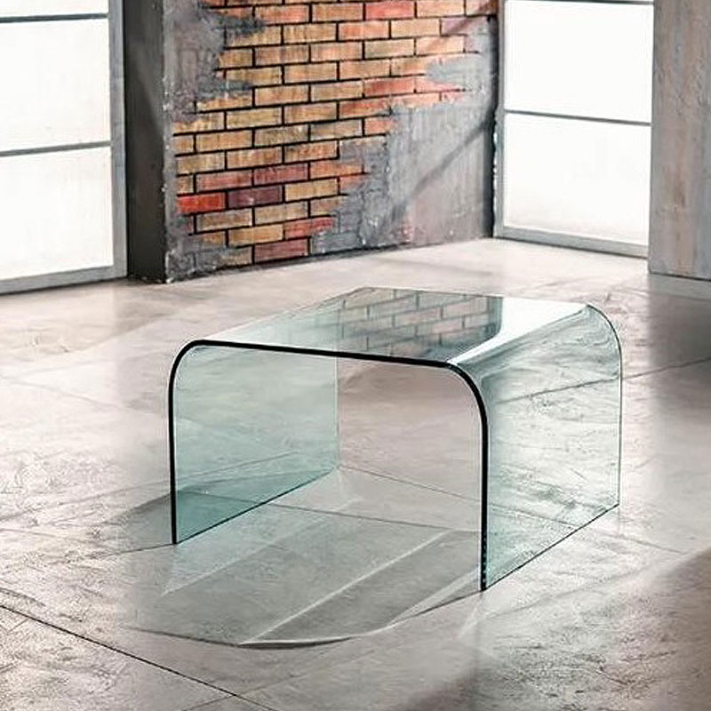 Angers Nantes Cholet Saumur Icones Fontana Arte table basse d'appoint gueridon Tavolino Verre trempé angle arrondi Pietro Chiesa 1