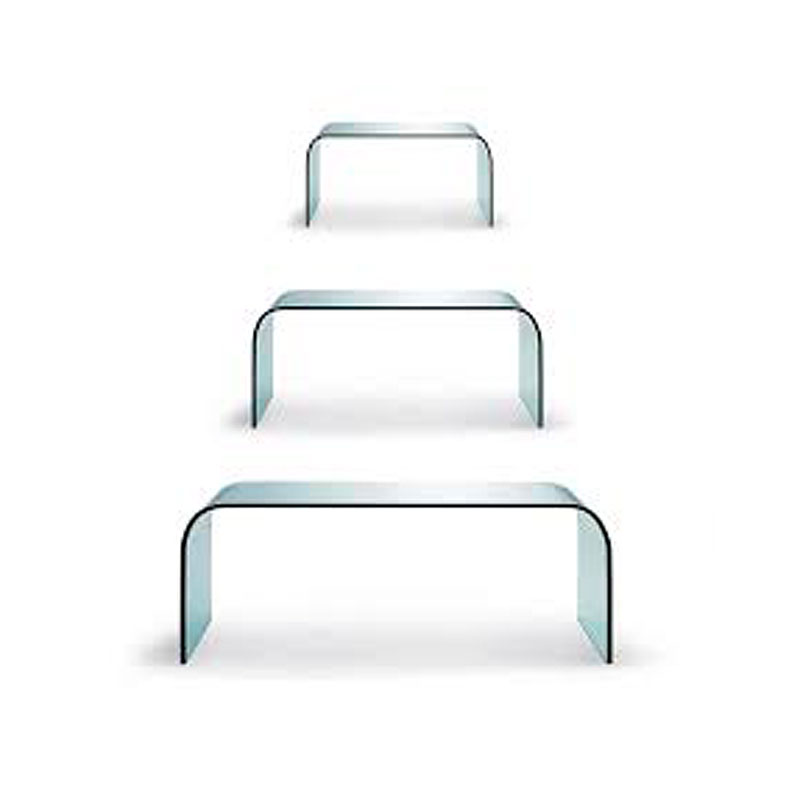 Angers Nantes Cholet Saumur Icones Fontana Arte table basse d'appoint gueridon Tavolino Verre trempé angle arrondi Pietro Chiesa 3