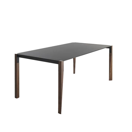 Angers Nantes Cholet Saumur Icones Horm Paris Tours table de repas tango extensible fenix design noyer rallonge Mauro Lipparini 02