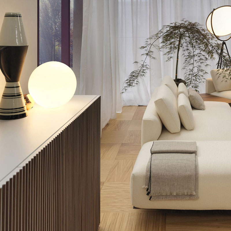 Angers Nantes Cholet Saumur Icones Horm casamania Buffet Leon noyer noir rangement scupture visuel optique StH 1