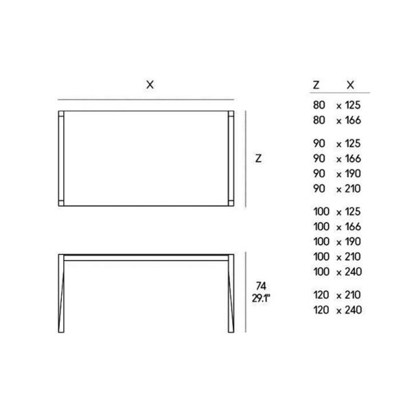 Angers Nantes Cholet Saumur Icones Horm casamania table de repas tango extensible fenix design noyer rallonge Mauro Lipparini 10