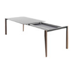 Angers Nantes Cholet Saumur Icones Horm casamania table de repas tango extensible fenix design noyer rallonge Mauro Lipparini 4