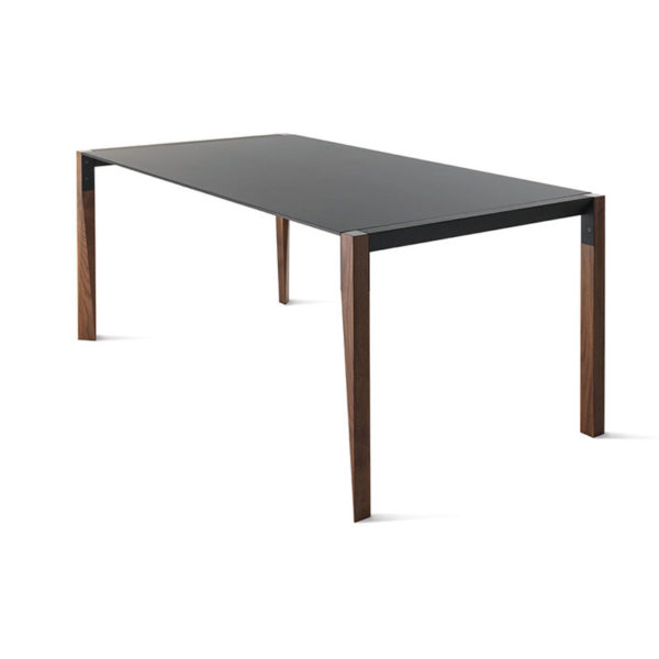 Angers Nantes Cholet Saumur Icones Horm casamania table de repas tango extensible fenix design noyer rallonge Mauro Lipparini 5