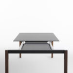 Angers Nantes Cholet Saumur Icones Horm casamania table de repas tango extensible fenix design noyer rallonge Mauro Lipparini 8