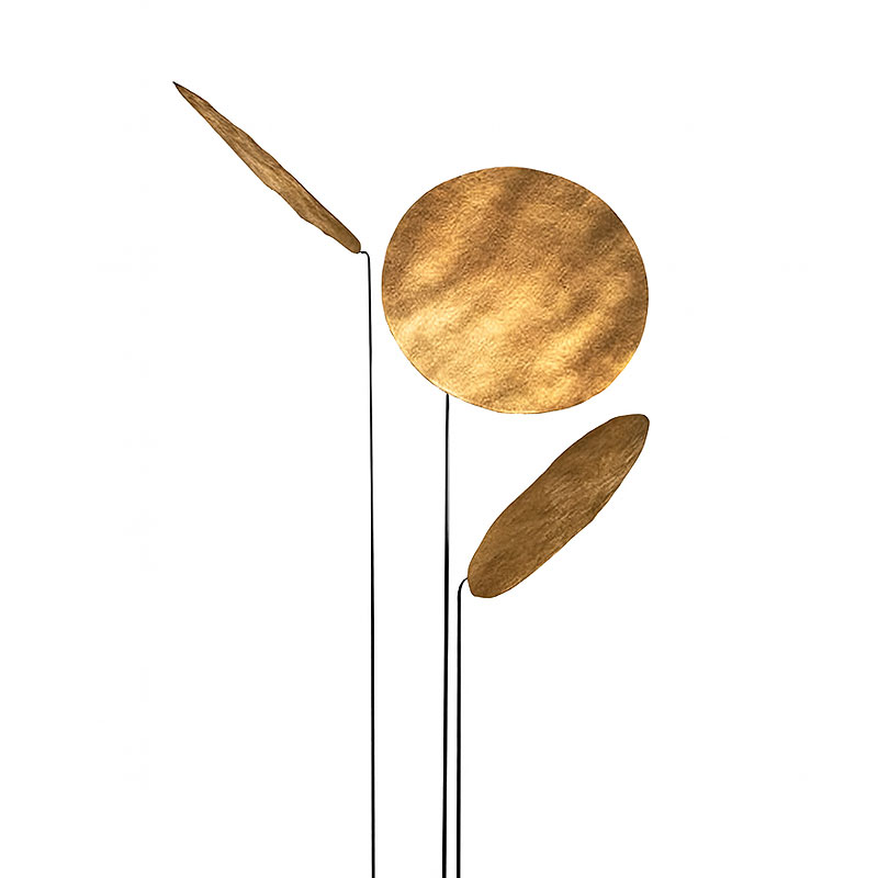 Angers Nantes Cholet Saumur Icones Ingo Maurer Lampadaire Nuunu or Ingo sculpture disque Maurer & Flavia Thumshirn 0