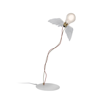 Angers Nantes Cholet Saumur Icones Ingo Maurer Lucellino oiseau plume poetique lampe de table 5