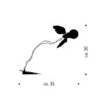 Angers Nantes Cholet Saumur Icones Ingo Maurer Lucellino oiseau plume poetique lampe de table 9