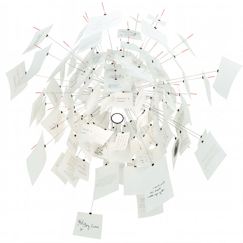 Angers Nantes Cholet Saumur Icones Ingo Maurer Suspension Zettel'Z 5 papier japonnais poetique 0