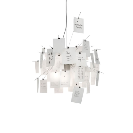 Angers Nantes Cholet Saumur Icones Ingo Maurer Suspension Zettel'Z 6 papier japonnais poetique 00