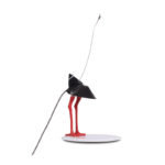 Angers Nantes Cholet Saumur Icones Ingo Maurer lampe a poser Bibibibi oiseau plume porcelaine concept 0