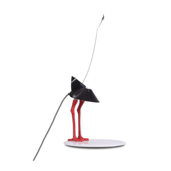 Angers Nantes Cholet Saumur Icones Ingo Maurer lampe a poser Bibibibi oiseau plume porcelaine concept 0