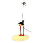 Angers Nantes Cholet Saumur Icones Ingo Maurer lampe a poser Bibibibi oiseau plume porcelaine concept 6