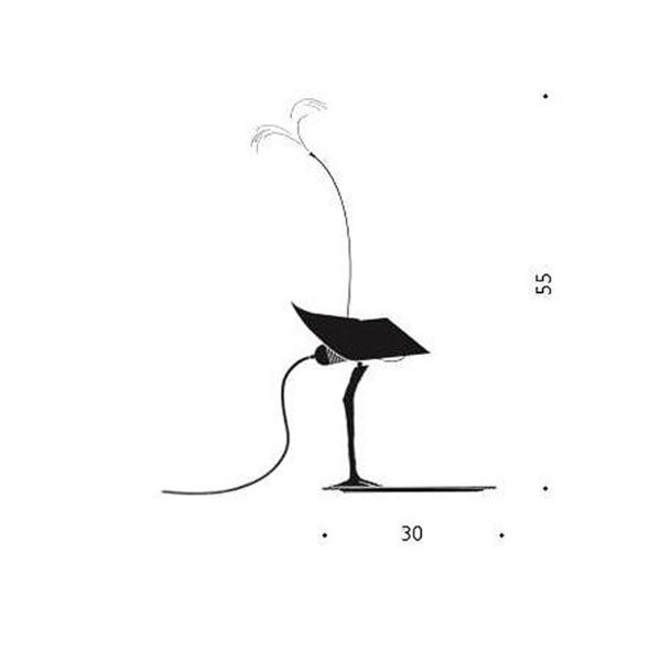 Angers Nantes Cholet Saumur Icones Ingo Maurer lampe a poser Bibibibi oiseau plume porcelaine concept 7