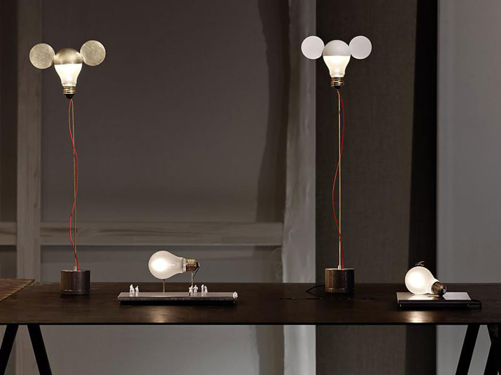 Angers Nantes Cholet Saumur Icones Ingo Maurer lampe a poser homage noir Mickey Noir I Ricchi Poveri Toto 9