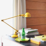 Angers Nantes Cholet Saumur Icones Jielde Jaune moutarde lampe bureau industriel bras Jean Louis Domecq 1