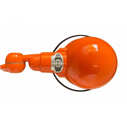 Angers Nantes Cholet Saumur Icones Jielde Signal Orange brillant luminaire applique SI301 industriel Jean Louis Domecq 0