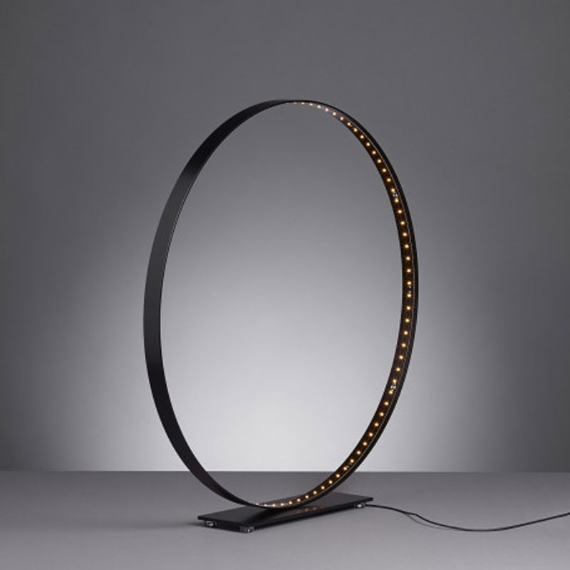 Angers Nantes Cholet Saumur Icones Ledeun Circle classic 60 noir aluminium led minimaliste Jean Luc Ledeun 10