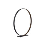 Angers Nantes Cholet Saumur Icones Ledeun Circle classic 60 noir aluminium led minimaliste Jean Luc Ledeun 2