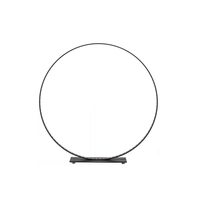 Angers Nantes Cholet Saumur Icones Ledeun Circle classic 60 noir aluminium led minimaliste Jean Luc Ledeun 3