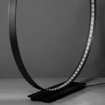 Angers Nantes Cholet Saumur Icones Ledeun Circle classic 60 noir aluminium led minimaliste Jean Luc Ledeun 6