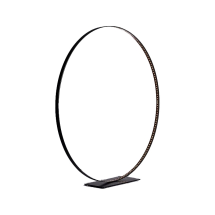 Angers Nantes Cholet Saumur Icones Ledeun Circle mega 90 noir aluminium led minimaliste Jean Luc Ledeun 