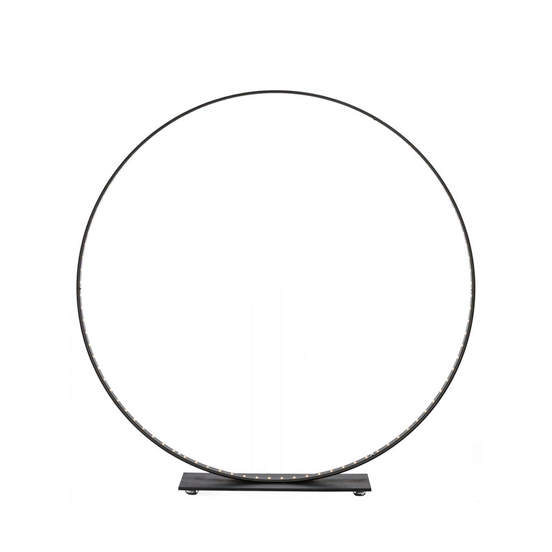 Angers Nantes Cholet Saumur Icones Ledeun Circle mega 90 noir aluminium led minimaliste Jean Luc Ledeun 1
