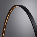 Angers Nantes Cholet Saumur Icones Ledeun Circle mega 90 noir aluminium led minimaliste Jean Luc Ledeun 10